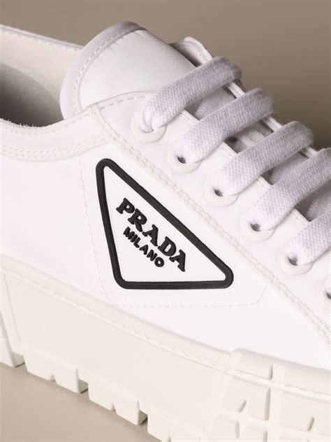 white prada tennis shoes|Prada tennis shoes women's.